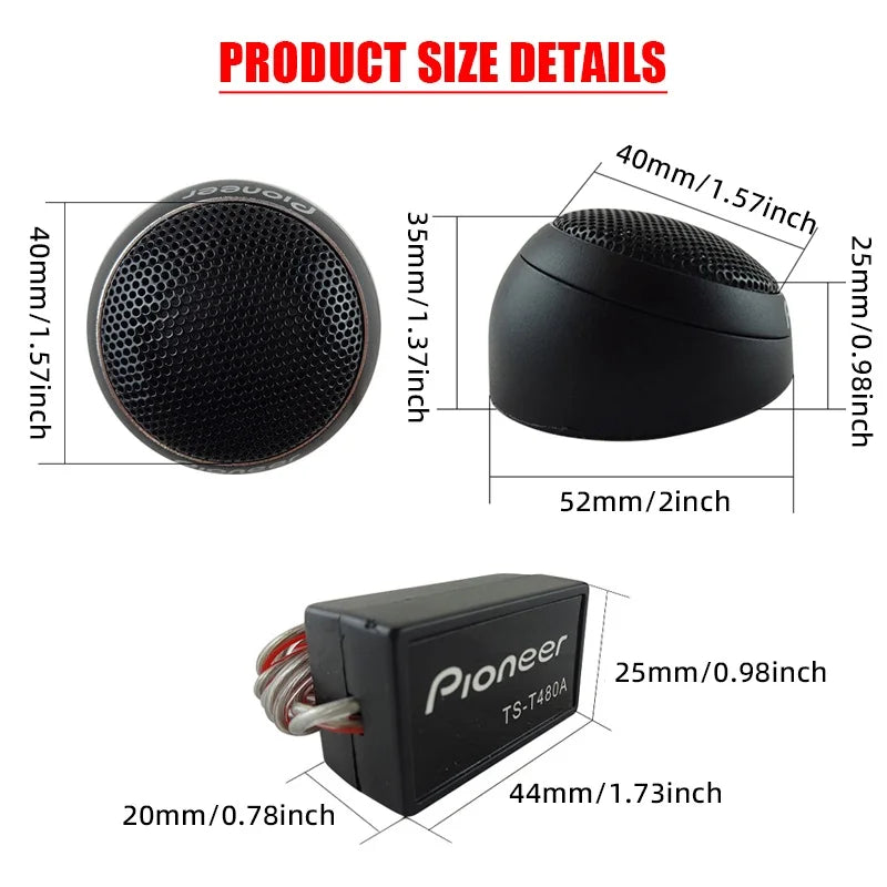 600W Car Audio Tweeters (2PCS)