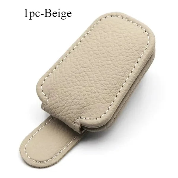 Car Sun Visor Glasses Case Holder Sunglasses Clip Ticket Card Clip