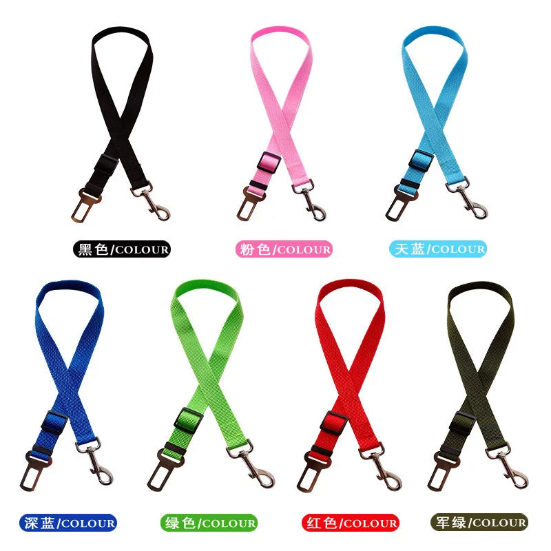 Adjustable Dog Seat Belt