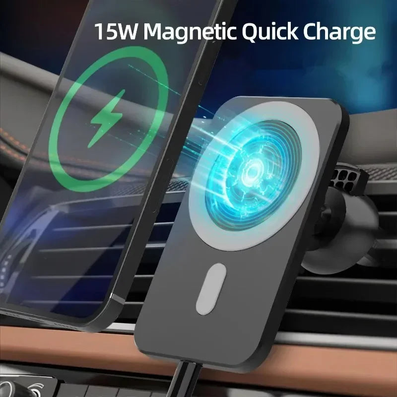 For IPhone Car Charging 15W Magnetic Wireless Charger Magsafe