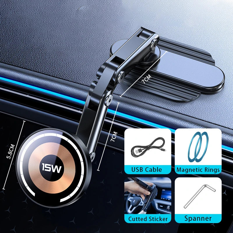 Magnetic Car Wireless Charger Stand Magnet Car Moun