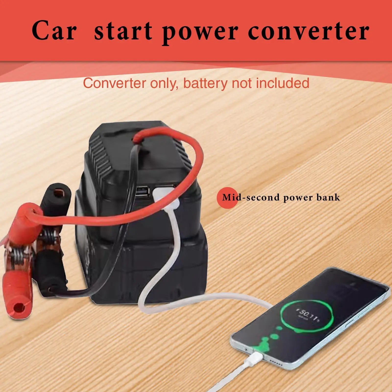 Portable Car Battery Jump Starter Jump Box