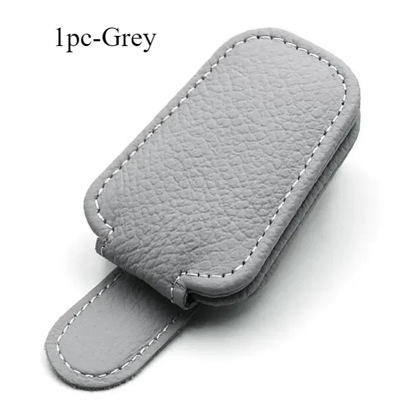 Car Sun Visor Glasses Case Holder Sunglasses Clip Ticket Card Clip