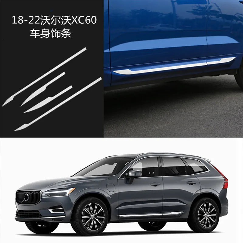 Car Accessories  For Volvo xc60  2018 2019 2020 2021 2022 Body electroplating door