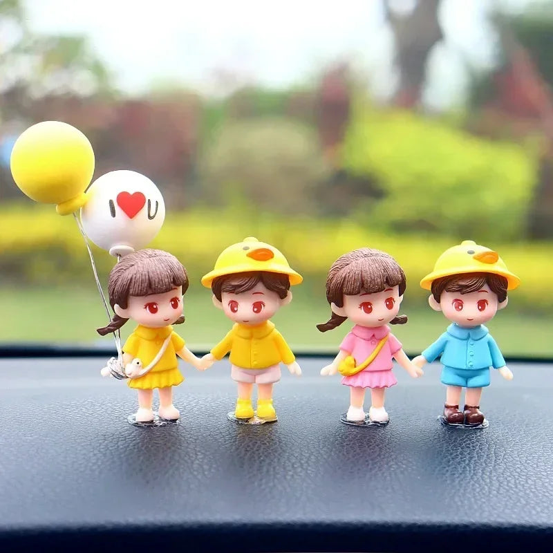 Car Accessories Interior Woman Ornament Cute
