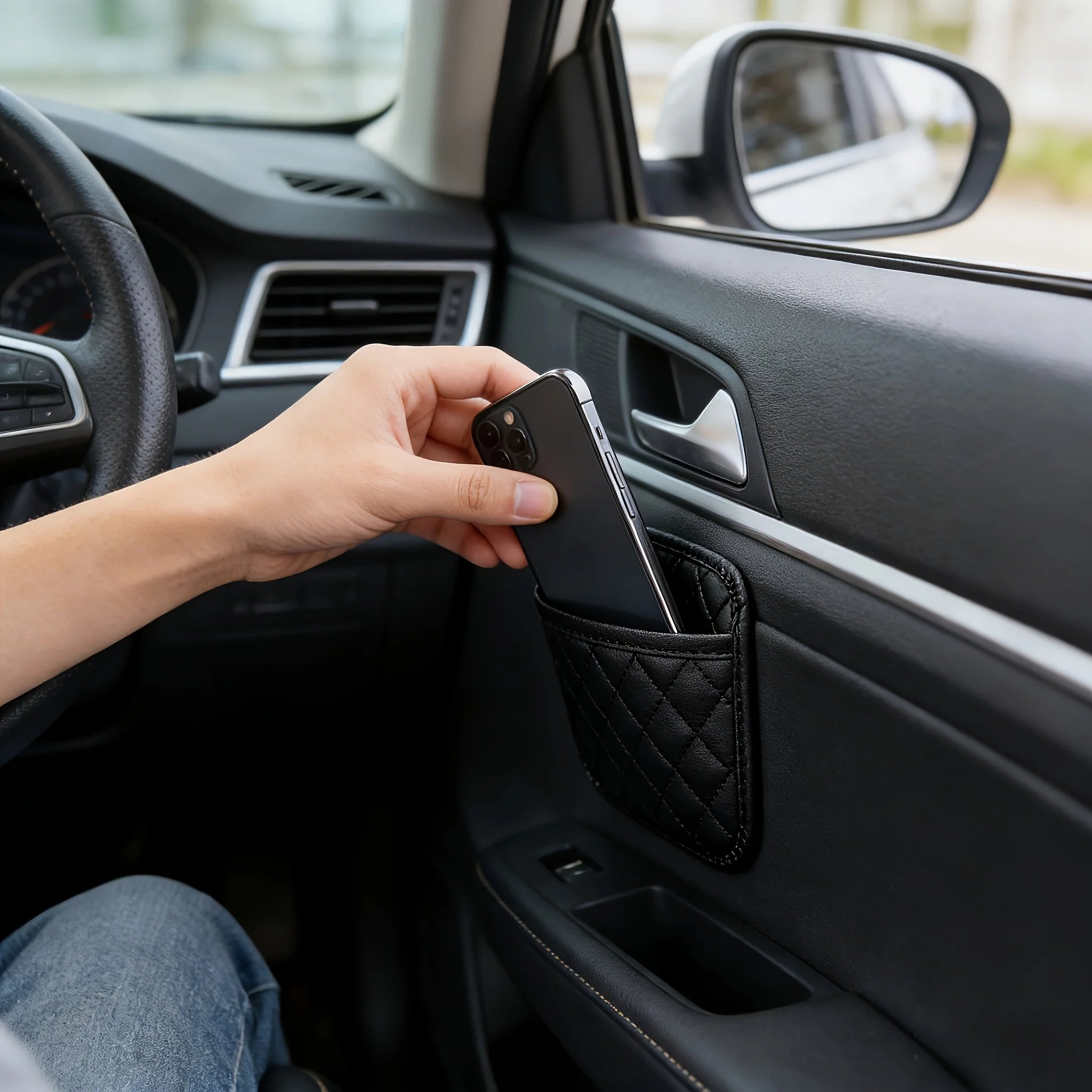 CAR ACCESSORIES MEN - 1 PIECE PU LEATHER