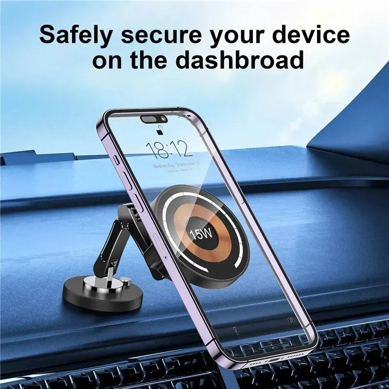 Magnetic Car Wireless Charger Stand Magnet Car Moun