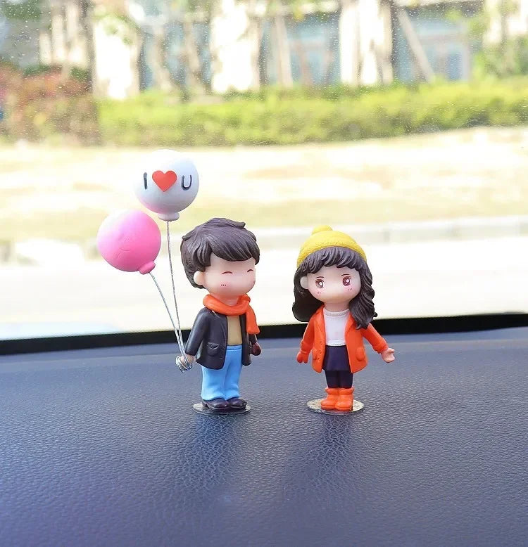 Car Accessories Interior Woman Ornament Cute